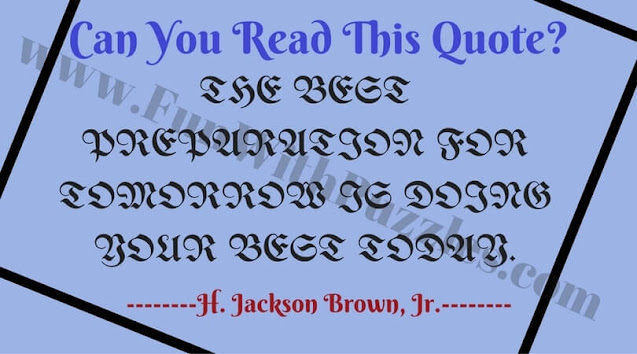 Reading Brain Teaser