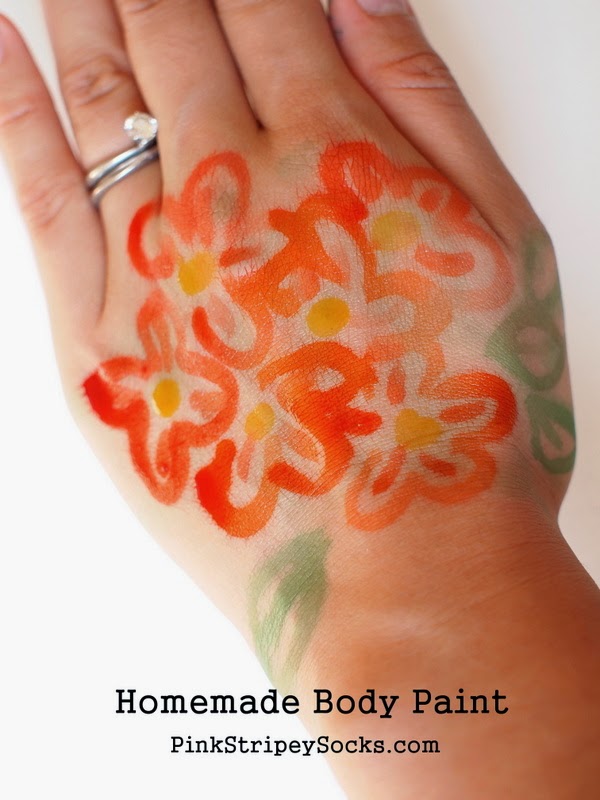 how to make homemade body paint