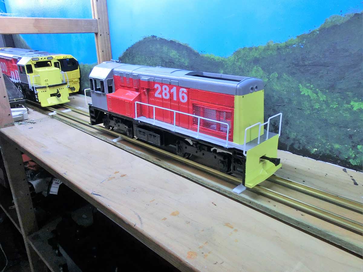 New Zealand Railway Models (Kiwi Trains) 124 3D Printed GE U10b (NZR