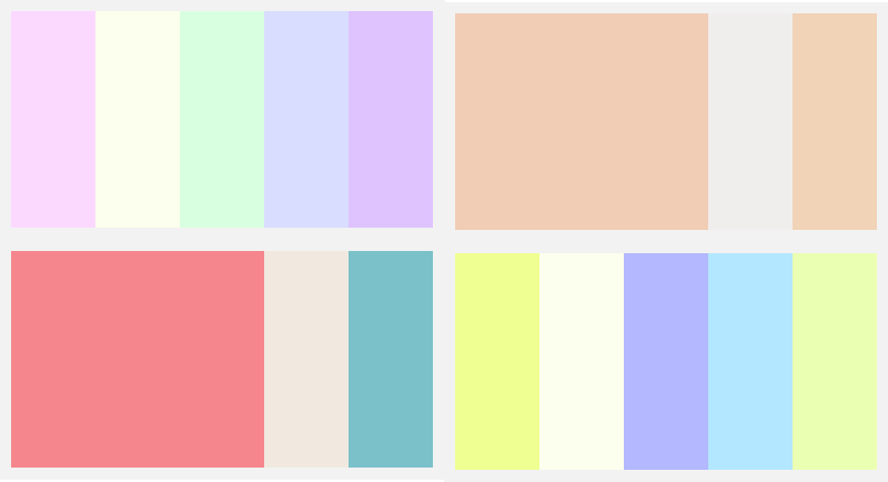 Le Bunny Bleu Image Blog: Dynamic Color Palette vs. Romantic Color Palette