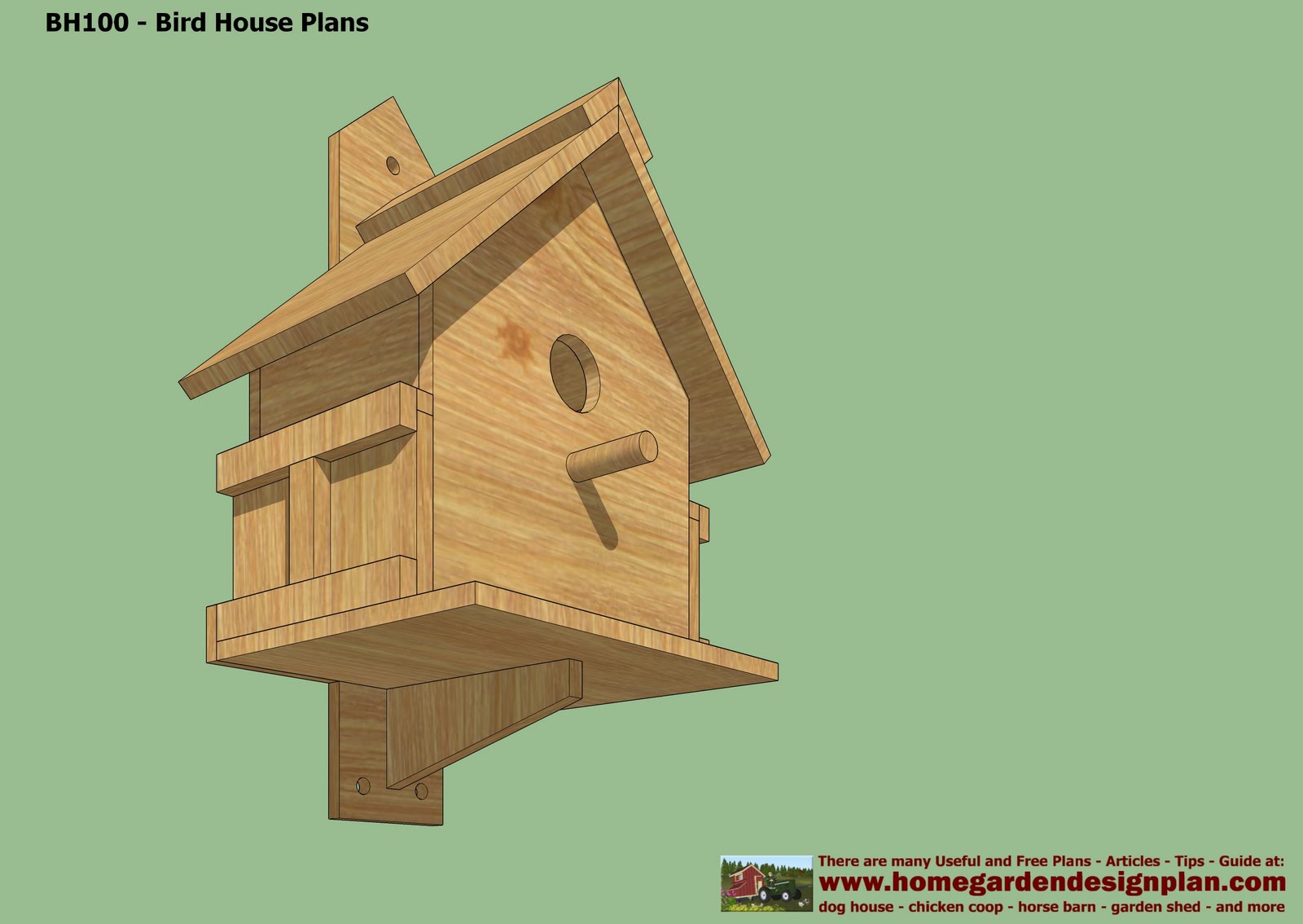 House Plans Free - Free Bird House Plans - How To Build A Bird House