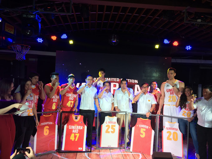 Philippine Basketball Association Ginebra San Miguel Sewn Jersey