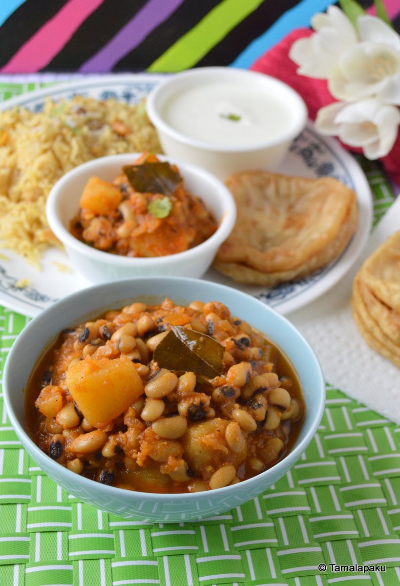 Chavlichi Bhaji Black Eyed Beans Curry Day 3 Tamalapaku