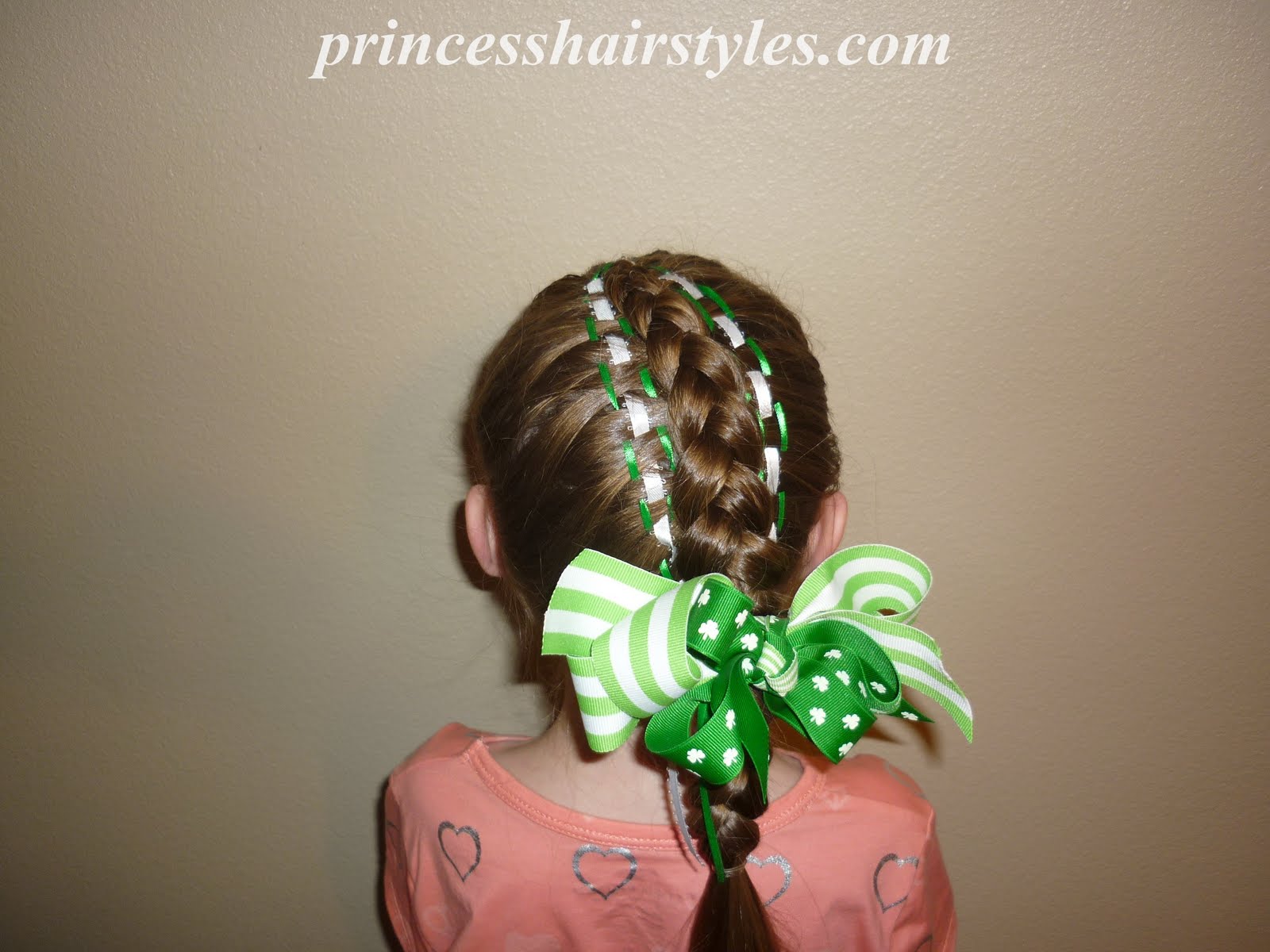 St Patrick S Day Hairdo Green Eyelet Braid Hairstyles For