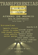 Sábado, 19 de noviembre a las 19:30 h. en el ATENEO de MADRID