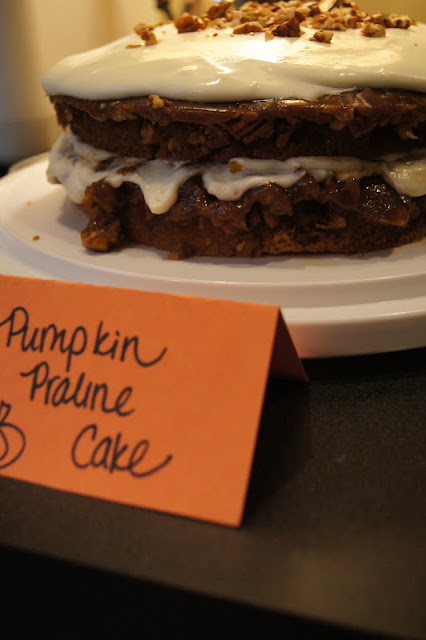 Pumpkin Praline Cake