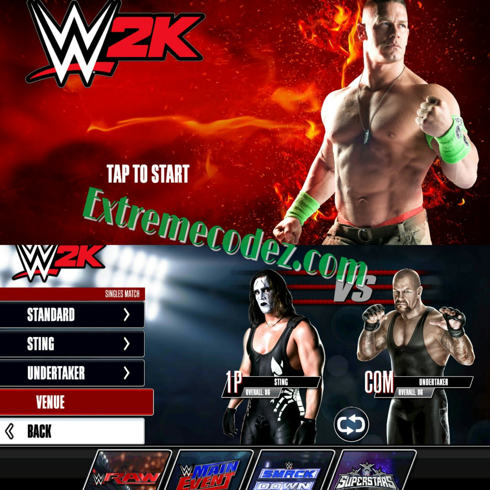 Download WWE 2K Game Apk And Obb Data For Android Full Version Extreme