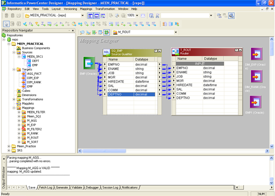 Router Transformation in Informatica