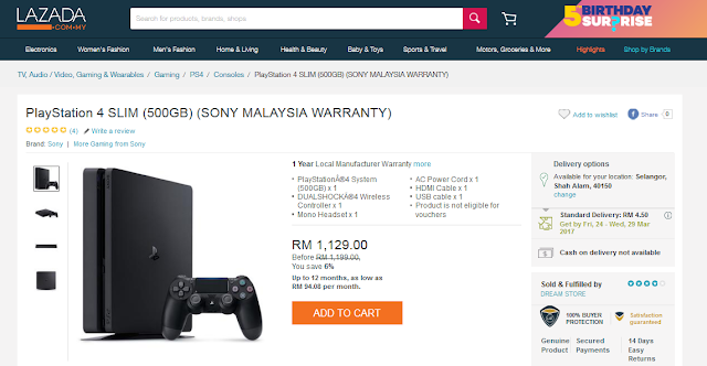 http://www.lazada.com.my/playstation-4-slim-500gb-sony-malaysia-warranty-14517192.html?rb=1406
