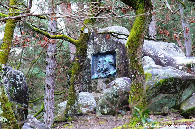 Monument Millet Rousseau, Forêt de Fontainebleau, Gorges d'Apremont Barbizon, (C) 2015 Greg Clouzeau