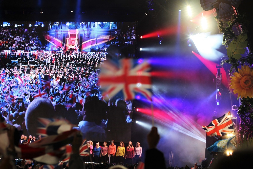 Big screen at Proms in the Park, London - UK lifestyle blog