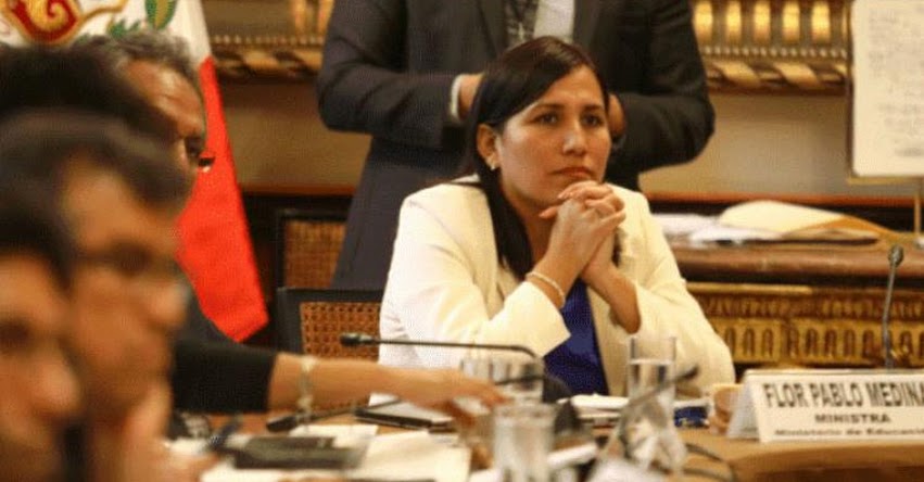 FUJIMORISMO AL ATAQUE: Fuerza Popular presentó moción para interpelar a Ministra de Educación, Flor Pablo Medina FUJIMORISMO AL ATAQUE: Fuerza Popular presentó moción para interpelar a Ministra de Educación, Flor Pablo Medina