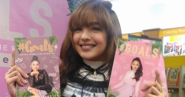 Andrea Brillantes wrote and launched her first ever book entitled \