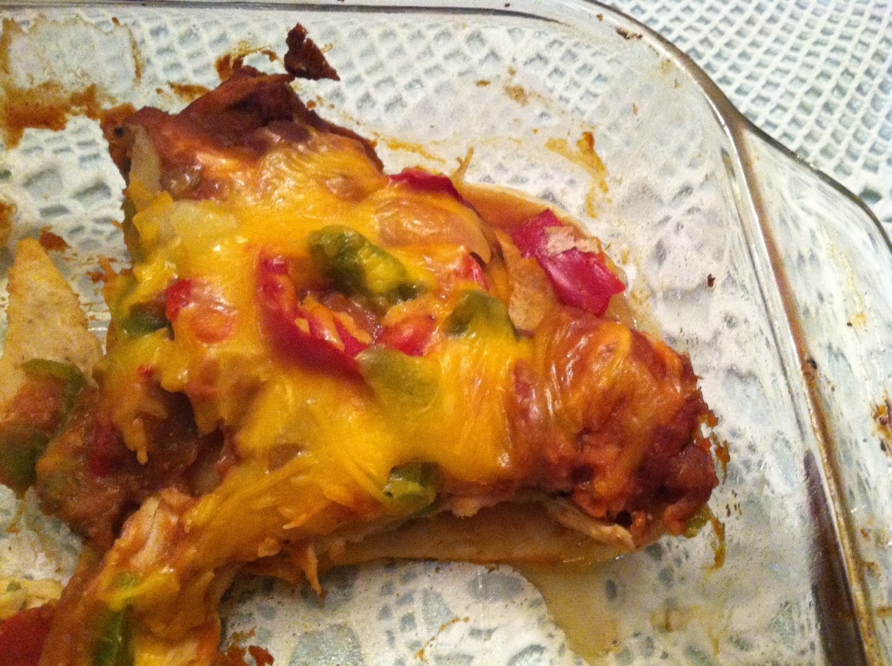 "Pointless" Meals Chicken Fajita Casserole