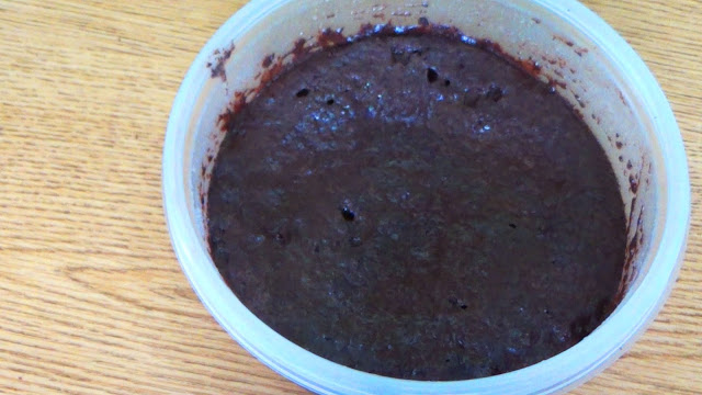 Microwaved cocoa and condensed milk