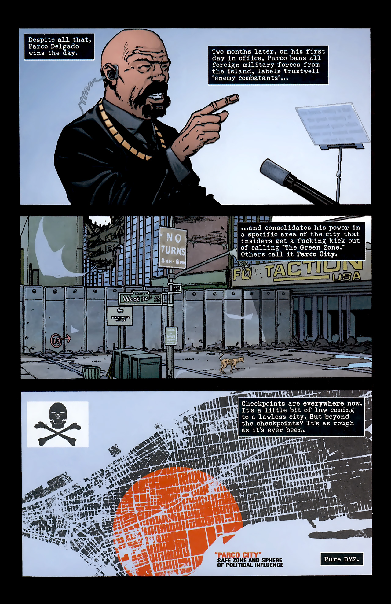 Read online DMZ (2006) comic -  Issue #38 - 4