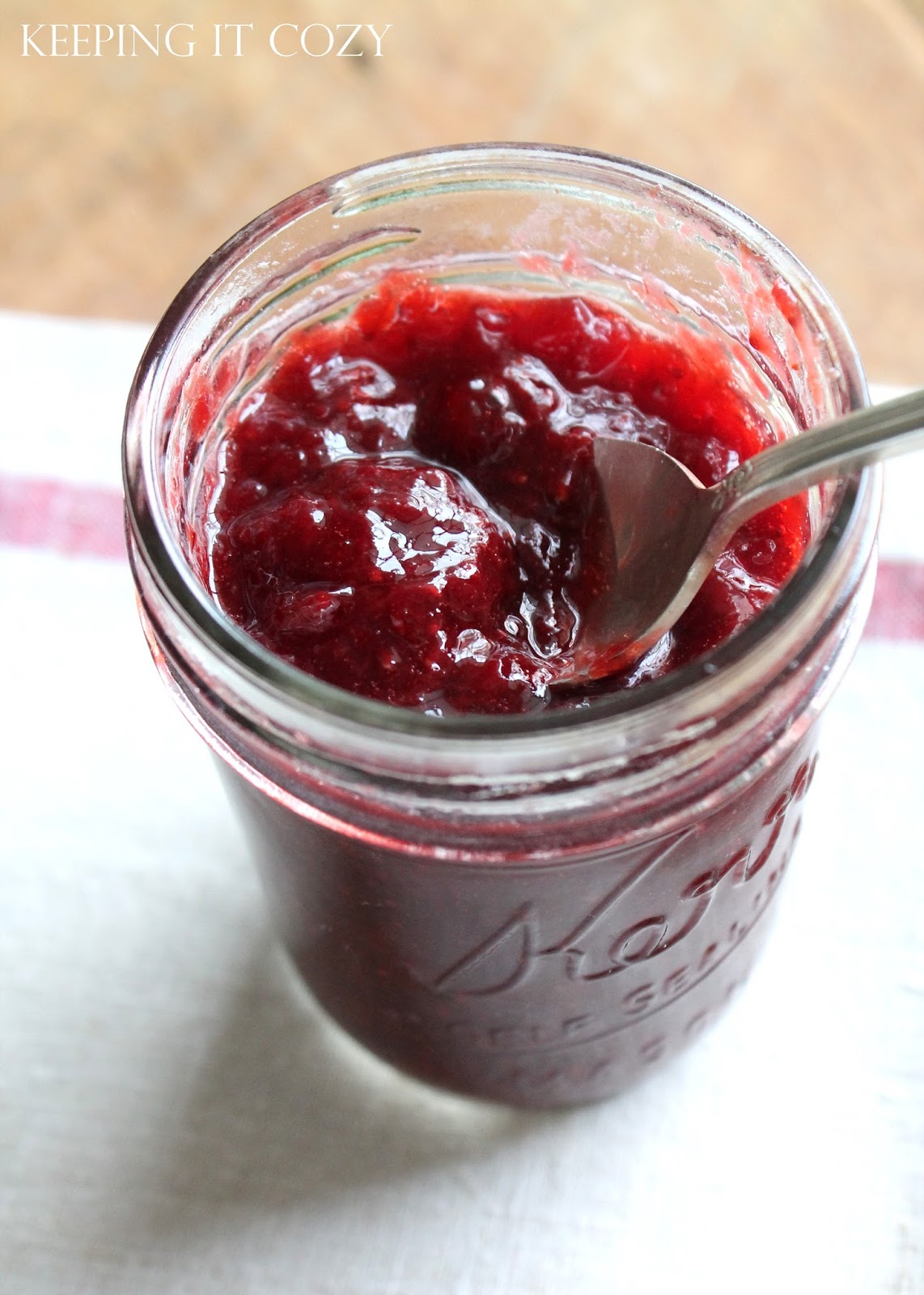 Keeping It Cozy The StrawberryBalsamic Jam Recipe (As Requested)