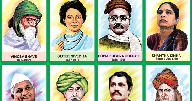 Social Reformers Of India Chart