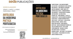 PARTICIPAÇÃO NA ANTOLOGIA DA MODERNA POÉTICA PORTUGUESA - SEDA PUBLICAÇÕES - MARÇO 2013