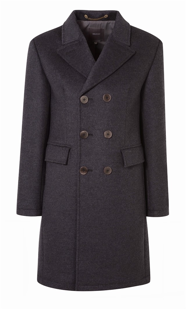 Greatcoat coats made in England Grey Fox