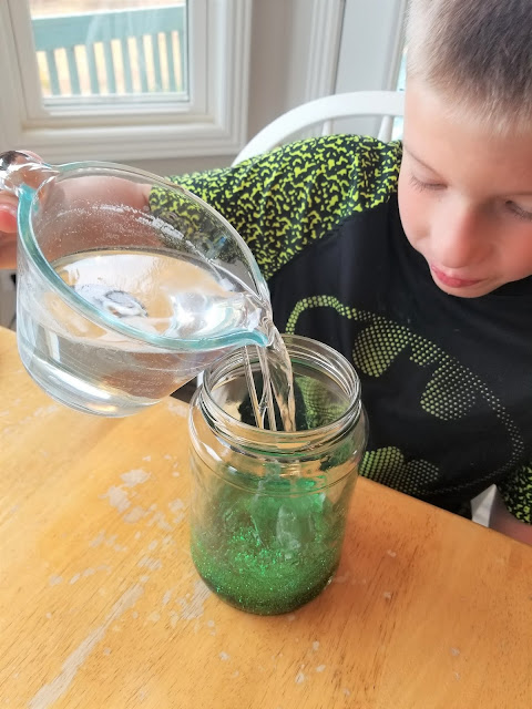 how to make a snowglobe without glycerin
