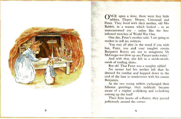 Pitsnipes Gripes: Peter Rabbit Tank Killer