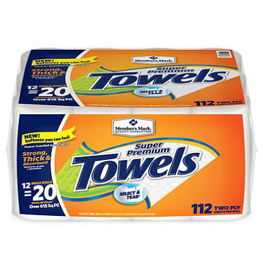 Free Member’s Mark Premium Paper Towels Pack - Freebies4Moms
