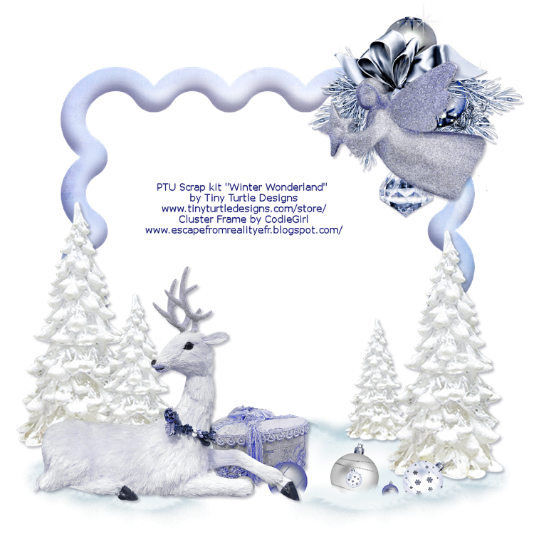 Escape From Reality Blog FTU "Winter Wonderland" Clusters & Cluster Frames