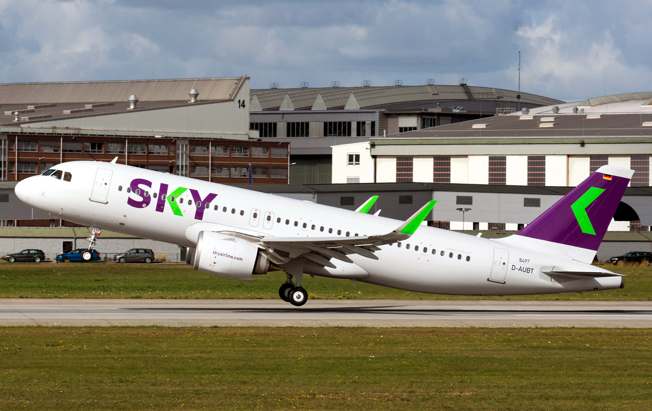 Sky Airlines Airbus A320neo Rotating Takeoff