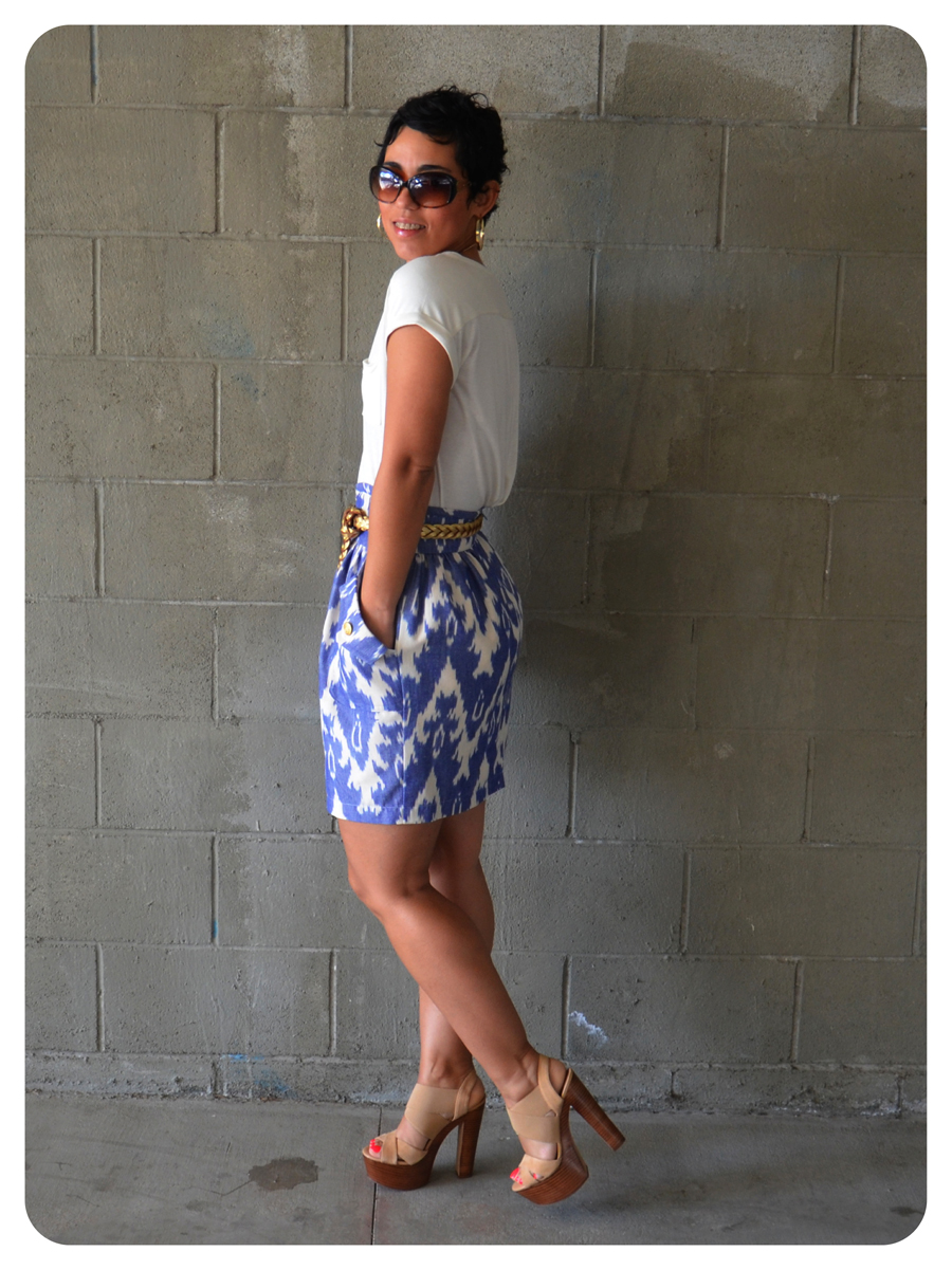 DIY IKAT Print Skirt + Pattern Review Simplicity 2512 + Special Offers