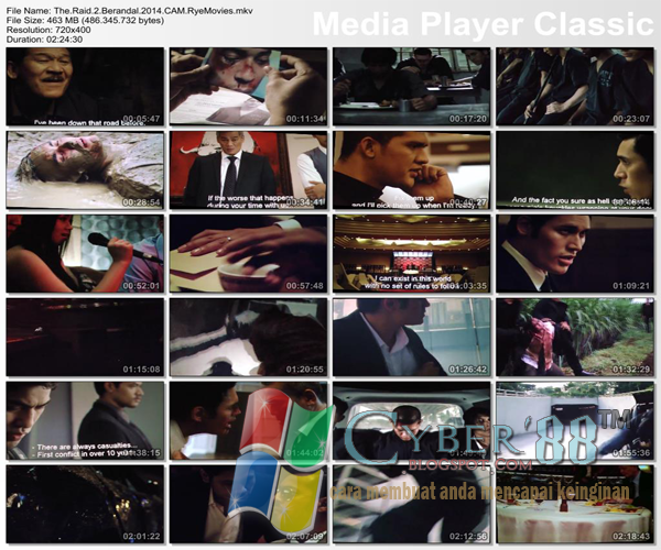 Download The Raid 2 :Berandal (2014) 720p x264 Full Movie + Subtitle Indonesia