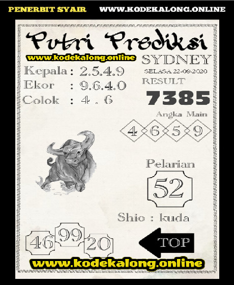PREDIKSI SYDNEY COJEEL