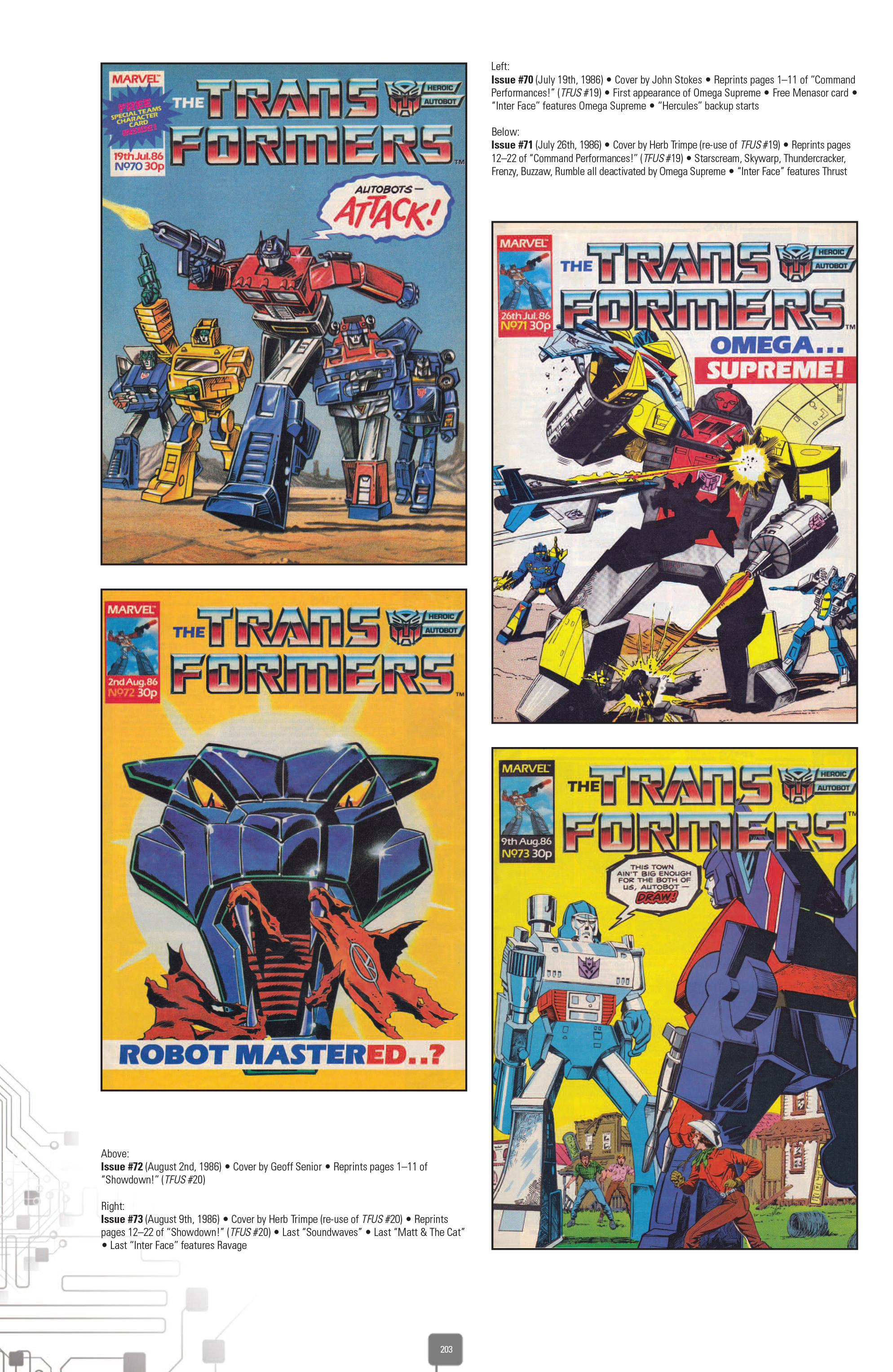Read online The Transformers Classics UK comic -  Issue # TPB 2 - 204