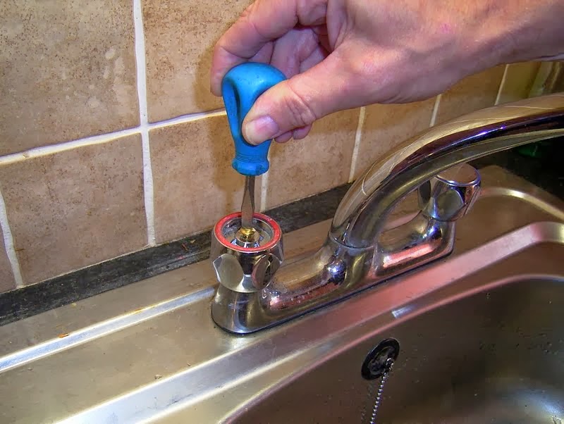 replace kitchen sink tap washer