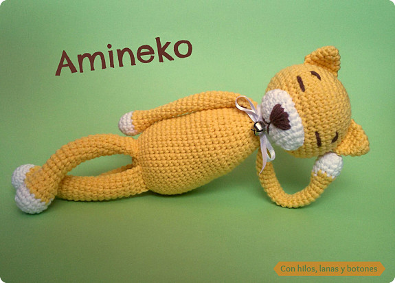 Con hilos, lanas y botones: amineko amigurumi