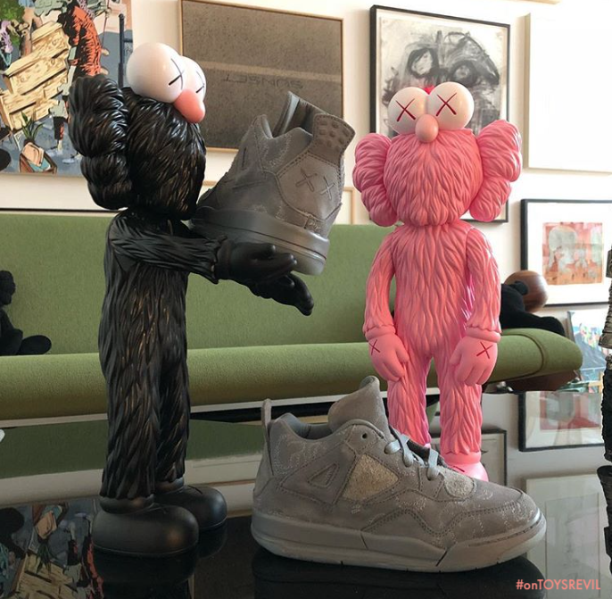 kaws pink doll