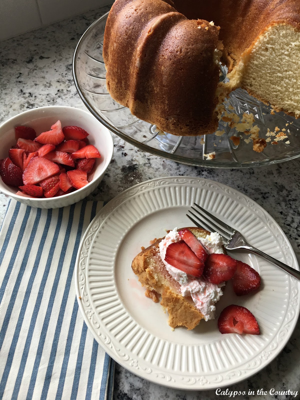 Pound Cake and Strawberries - Gumbo Love Review and Recipe