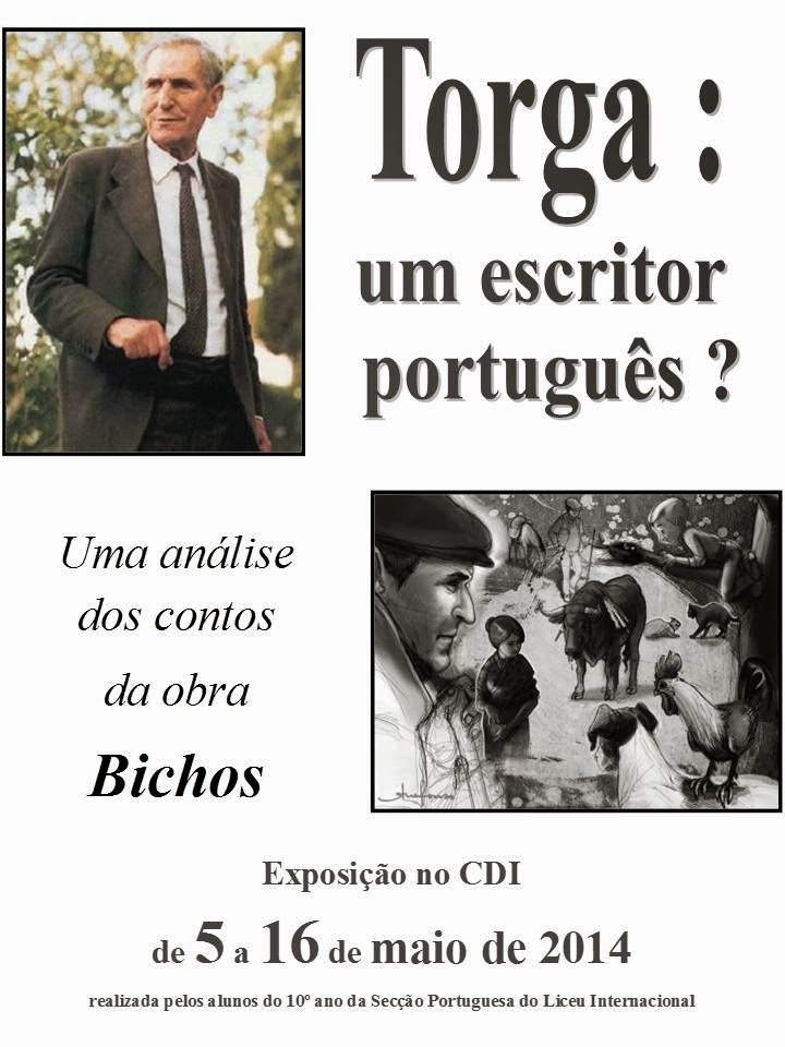 BICHOS de Miguel Torga: CARTAZ & PANFLETO da exposição