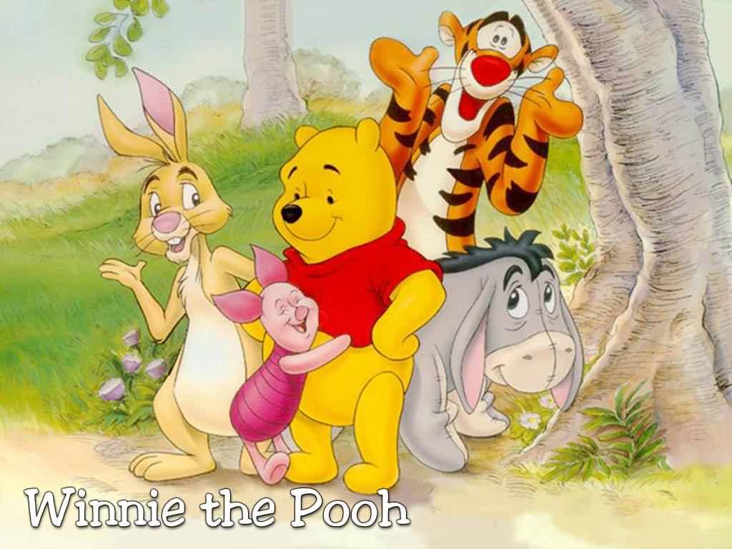 Belajar Mewarnai Tokoh Kartun Winnie Pooh Part 1