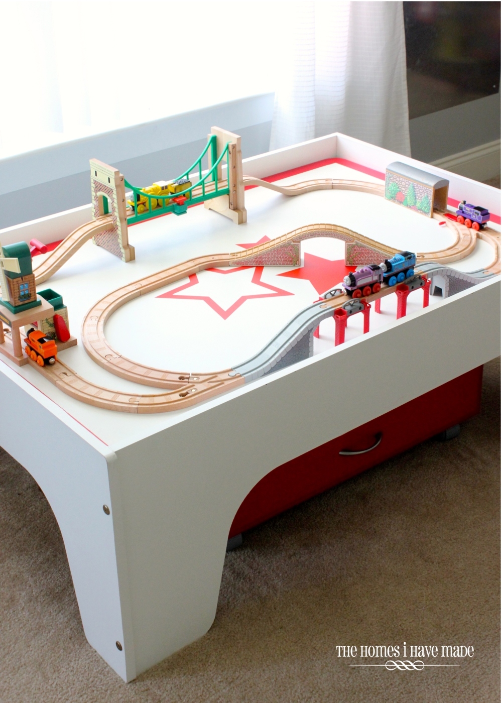 Getting It Right: A Train Table Makeover Story - Part II - The Homes I Have Made