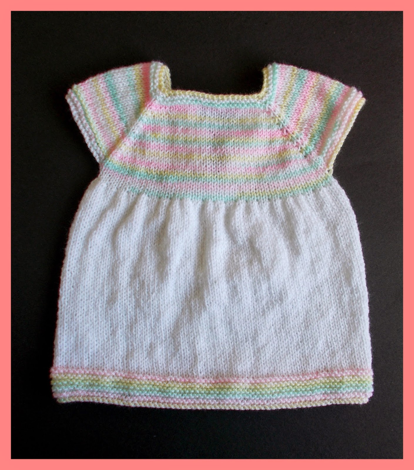 Marianna's Lazy Daisy Days Starting Out Knitted Baby Dress