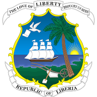 Logo Gambar Lambang Simbol Negara Liberia PNG JPG ukuran 200 px