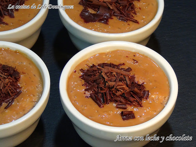 Arroz con leche y chocolate ¡Súper cremoso y fácil!