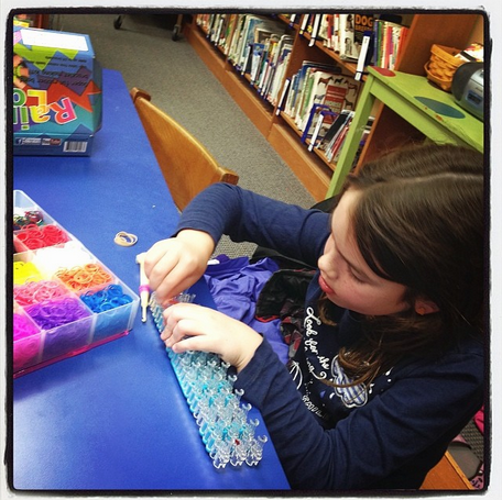 Banding Together with Rainbow Loom, Makerbot, and Libraries