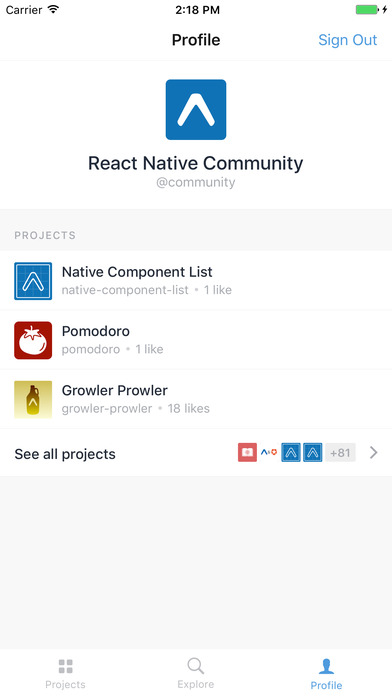 react native android studio create new js file