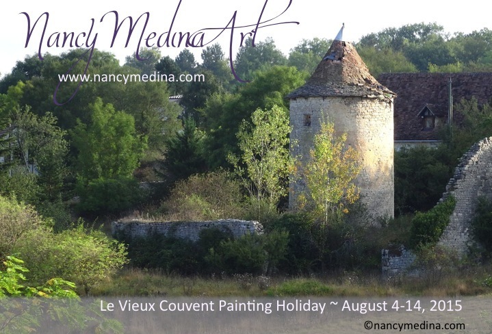 http://nancymedina.fineartstudioonline.com/page/4852/august-4-14-2015-le-vieux-couvent-southern-france-new