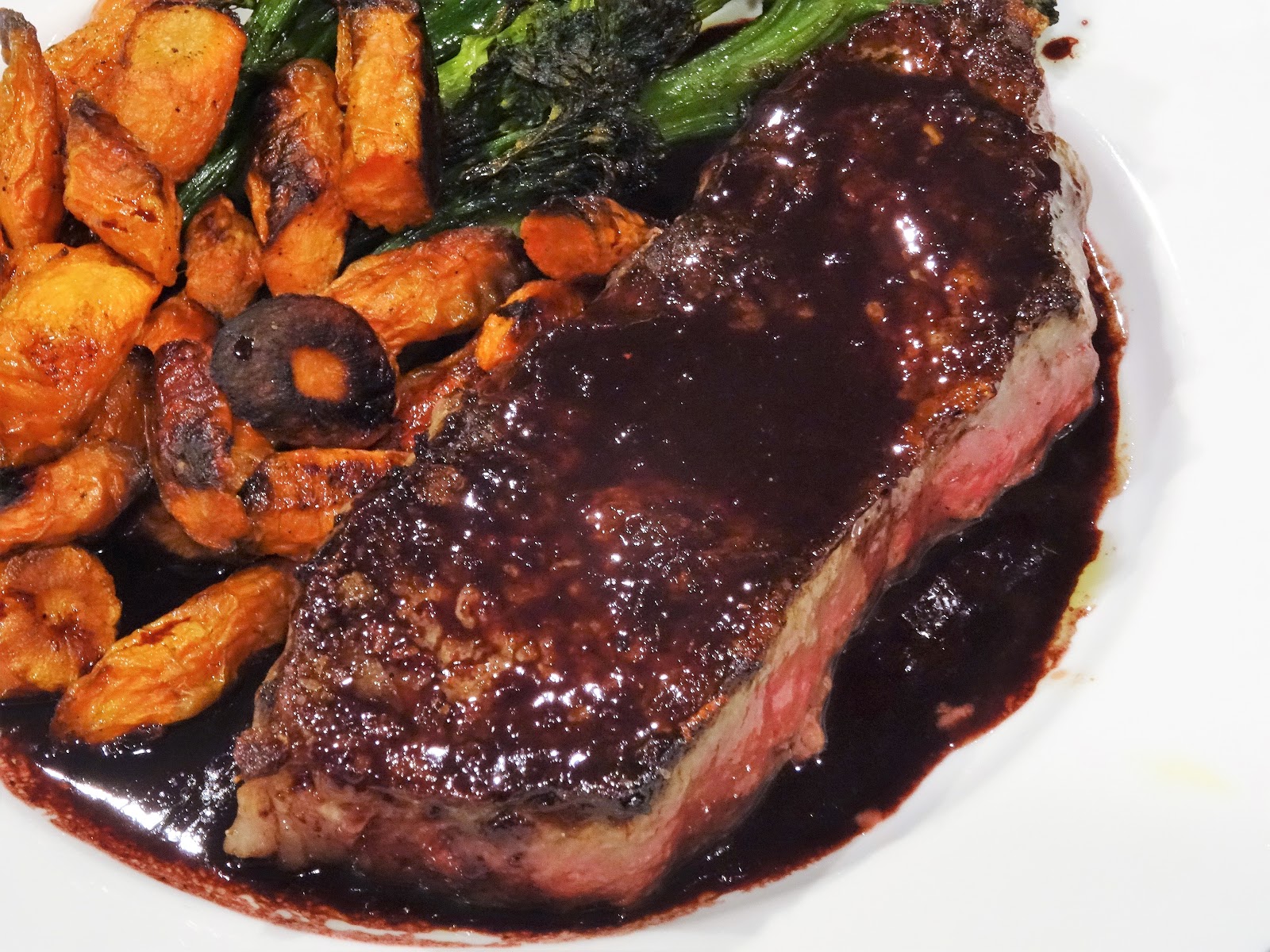 Bon Appetit An American Test Kitchen Test 261 Port Wine Reduction Sauce Over Pan Seared Steak