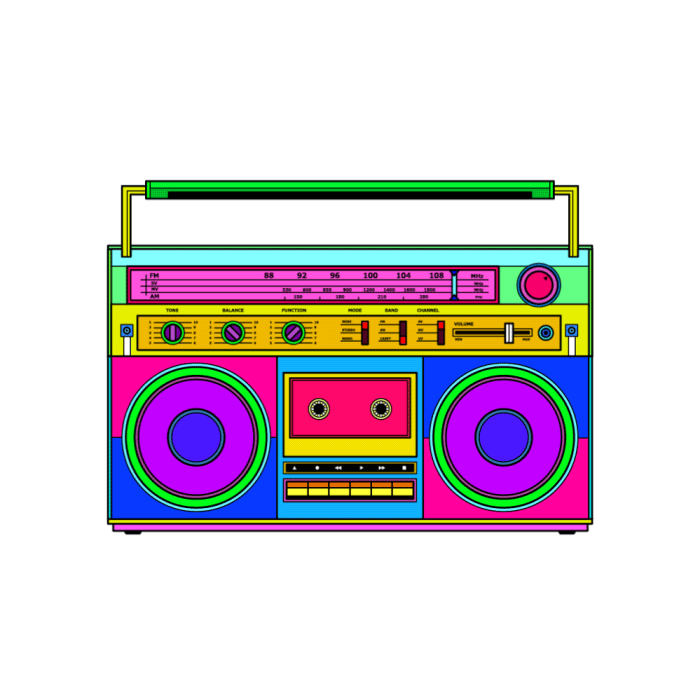 ８０年代ラジカセ