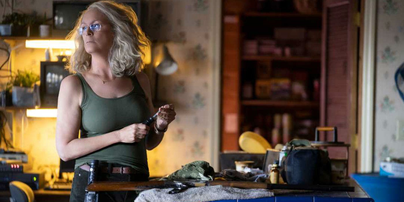 The Movie Sleuth Images Laurie Strode Preps In New Halloween 2018 Image
