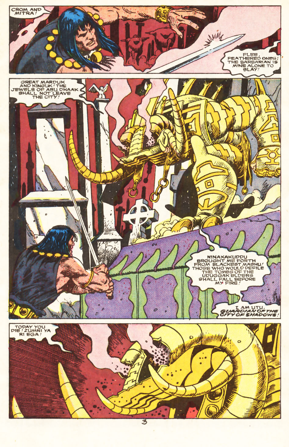 Read online Conan the Barbarian (1970) comic -  Issue #217 - 4